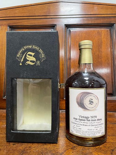 Lot 137 - Braes of Glenlivet Signatory Vintage 1979 Single Highland Malt Scotch Whisky