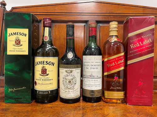 Lot 138 - Mixed wines and whisky.