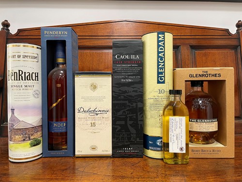 Lot 112 - Scotch and other Whisky, 7 bottles