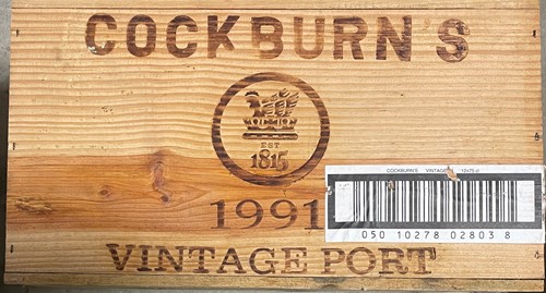 Lot 24 - Cockburn's 1991 Vintage Port