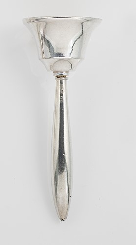 Lot 295 - A mid 20th century silver table bell