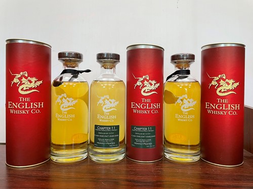 Lot 145 - The English Whisky Company, 3 limited edition bottles