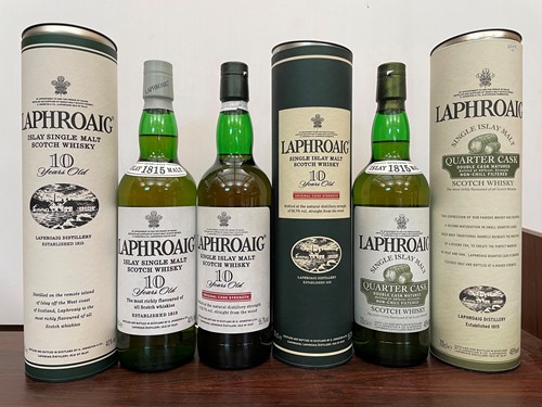 Lot 149 - Laphroaig Single Islay Malt Scotch Whisky, 3 bottles
