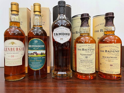Lot 153 - Single Malt Scotch Whisky, 5 bottles