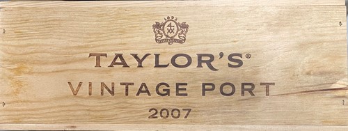 Lot 26 - Taylor's Vintage Port 2007