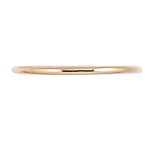 Lot 12 - Tiffany & Co. - A plain rose coloured bangle