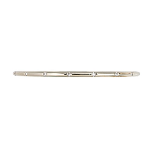 Lot 10 - Tiffany & Co. - A diamond set 'Bezet' bangle