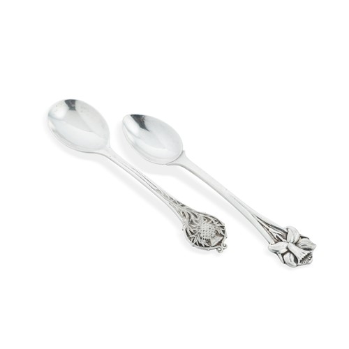 Lot 263 - Leslie Gordon Durbin (1913-2005), two silver spoons