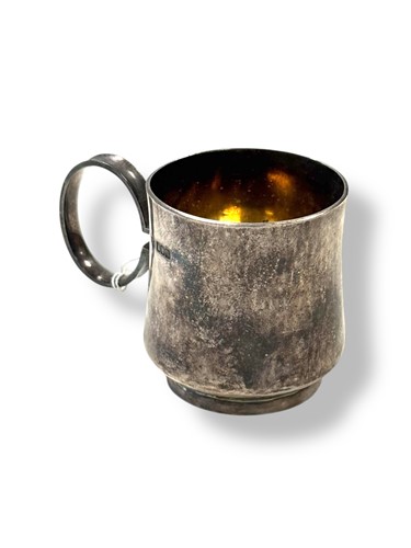 Lot 224 - JMK Goldsmiths, a modern Irish silver christening mug