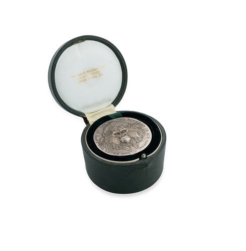 Lot 296 - David Wynne OBE (1926-2014) and Gerald Benney MBE (1930-2008), an unhallmarked white metal medallion