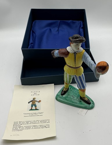 Lot 52 - Giocatore di Palla a Maglio, a Flavia per Astor modern pottery figure