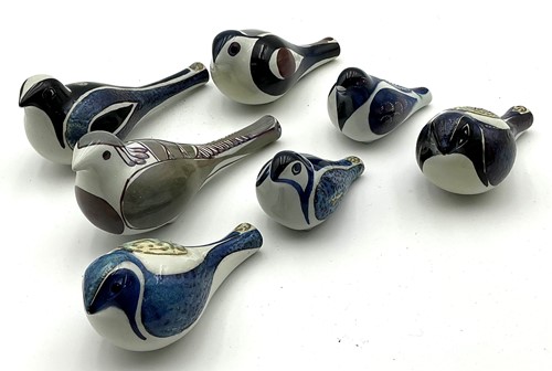 Lot 56 - Royal Copenhagen, a group of seven ceramic whistles