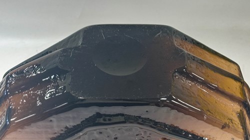 Lot 31 - Geoffrey Baxter for Whitefriars, a large cinnamon glass ‘Banjo’ vase