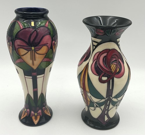 Lot 41 - A Moorcroft Trilogy vase by Rachel Bishop,...
