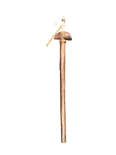 Lot 155 - An early 20th century wooden sabre truncheon...