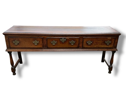 Lot 440 - An 18th century North Country provincial oak...