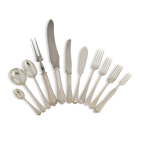 Lot 354 - A 195-piece set of 20th century silver plated cutlery and flatware