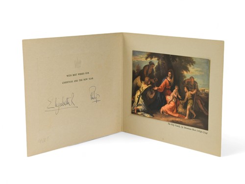Lot 12 - HM Queen Elizabeth II and HRH the Duke of Edinburgh