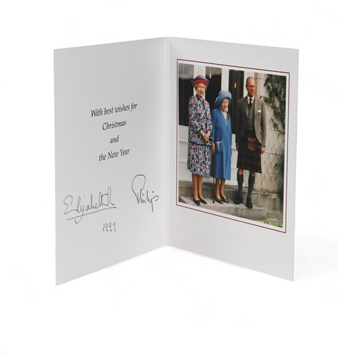 Lot 13 - HM Queen Elizabeth II and HRH the Duke of Edinburgh