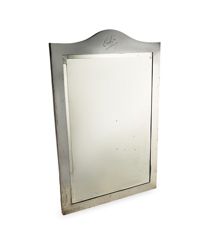 Lot 433 - An Edward VII silver standing dressing table mirror