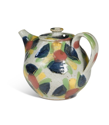 Lot 114 - Jose Thyssen (contemporary), a stoneware teapot and cover