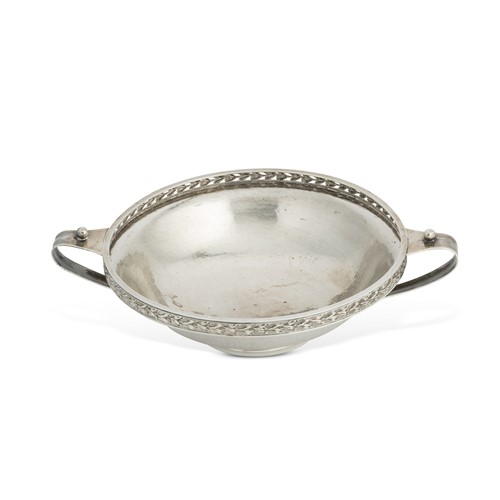 Lot 442 - A George V silver ‘Arts & Crafts’ dish, mark of A.E. Jones