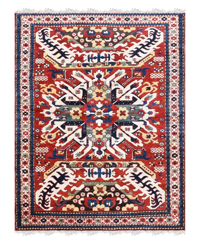 Lot 544 - An Eagle Kazak Chelaberd rug, mid 20th century