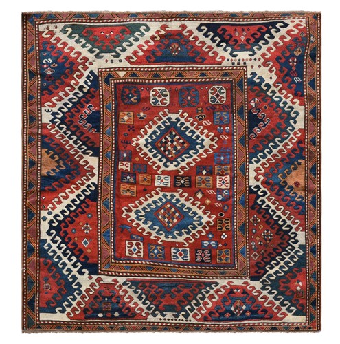 Lot 539 - A Bordjalou Kazak rug, circa 1890