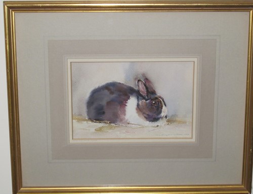 Lot 286 - Ian Armour Chalu, watercolour study of a...