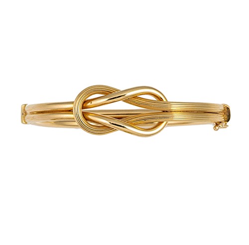 Lot 173 - Ilias Lalaounis - A 'Hercules' knot bangle