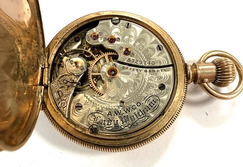 Lot 235 - American Watch Company, Waltham, Mass. - A 'Lady Waltham' hunter pocket watch