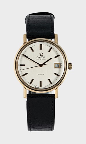 Lot 266 - Omega - A 9ct gold 'De Ville' wristwatch