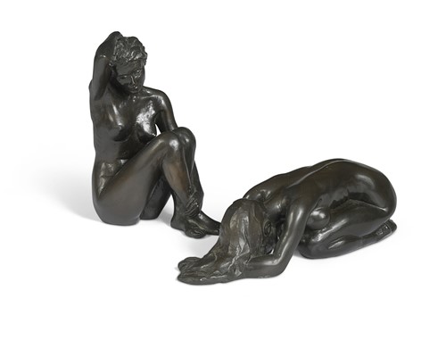 Lot 168 - Tom Greenshields (1915-1994), Chrissie Drying Hair