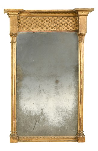 Lot 480 - A Regency giltwood pier mirror