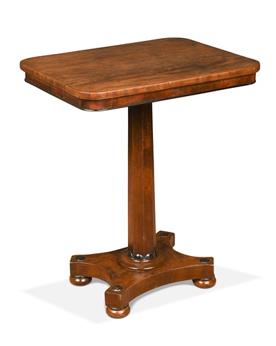 Lot 628 - A George IV mahogany pedestal table