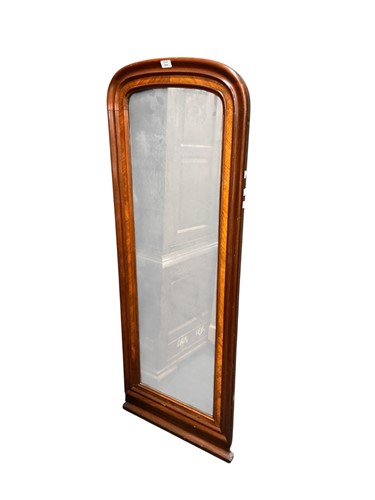 Lot 600 - A late Victorian narrow walnut wall...