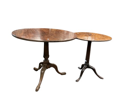 Lot 590 - A Regency mahogany tilt-top tripod occasional...