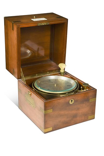 Lot 639 - A marine chronometer by Kelvin & James White Ltd, Glasgow, no 9001, circa 1900