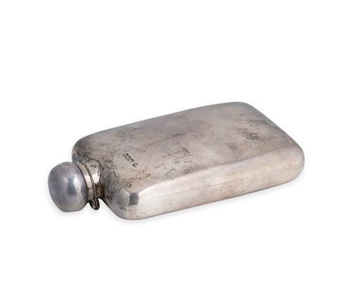 Lot 417 - A Victorian silver spirit flask
