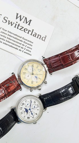 Lot 311 - WM of Switzerland, a steel chronograph...