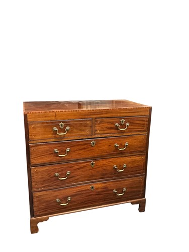 Lot 619 - An early 19th century mahogany and satinwood...