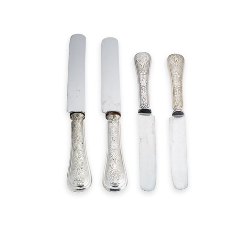 Lot 362 - A 66-piece set of late 19th century Austro-Hungarian silver cutlery