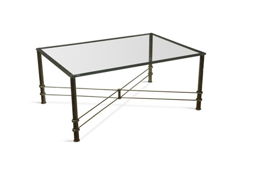 Lot 447 - Andrew Martin, a contemporary glass and steel coffee table