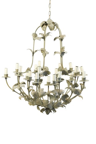 Lot 716 - A Vaughan 'Compiegne Leaf' chandelier, modern