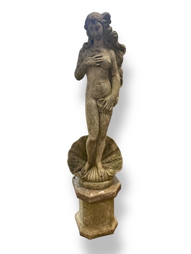 Lot 712 - A composite stone figure of after Botticelli's...