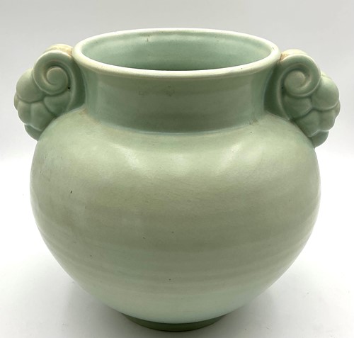 Lot 47 - A Poole Pottery vase, late 1930s, the handles...