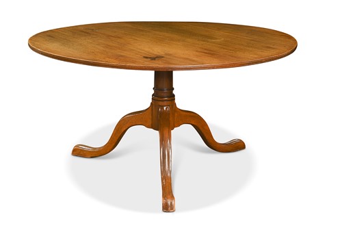 Lot 497 - A mahogany breakfast table, 19th century