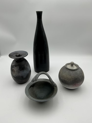 Lot 63 - A group of four modern British ceramics,...