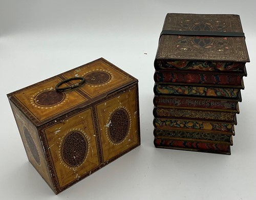 Lot 178 - A Huntley & Palmers biscuit tin in the form of...