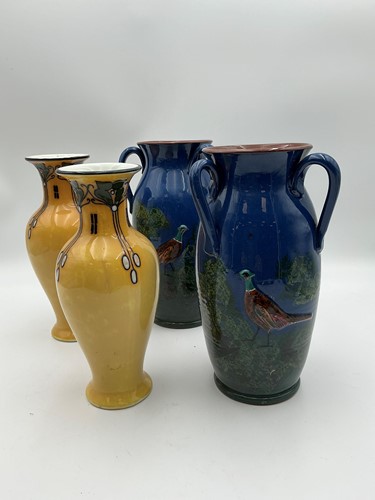 Lot 52 - Frederick Rhead for Wood & Sons, a pair of...